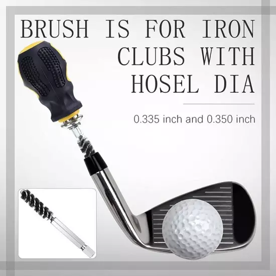  Clubs Hosel Brush Club Brush Wire Brush Cleaning Tool Electric Drill2317