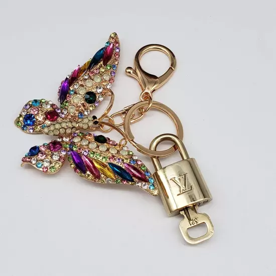 Authentic Louis Vuitton Lock & Key with unbranded Bagcharm, Keycharm, Keychain