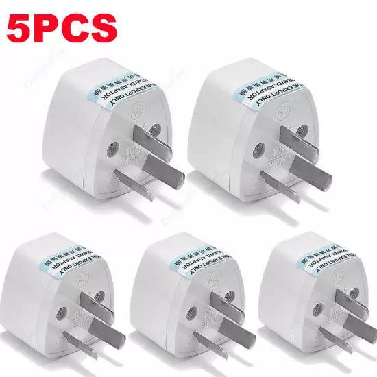 US UK EU Universal to AU Australia AC Power Adapter Plug Travel Converter