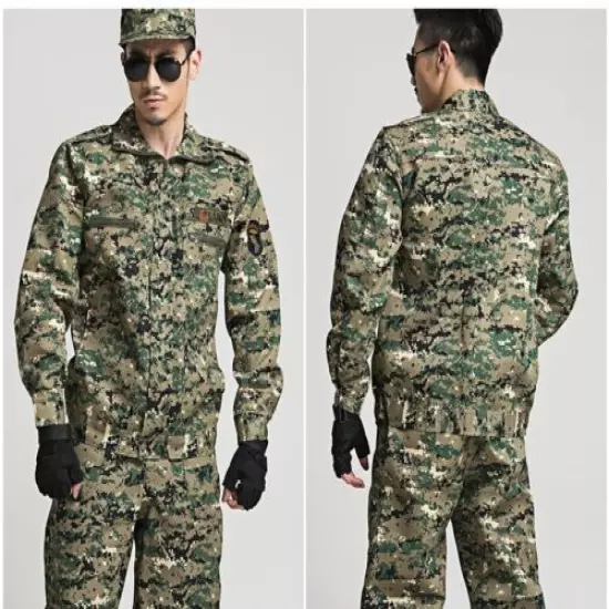 Camouflage jacket & pants Lightweight Clothing Suits for Jungle Hunting,Shooting