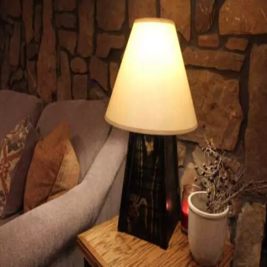 HIDDEN GUN CONCEALMENT LAMP Cherry with RFID LOCK