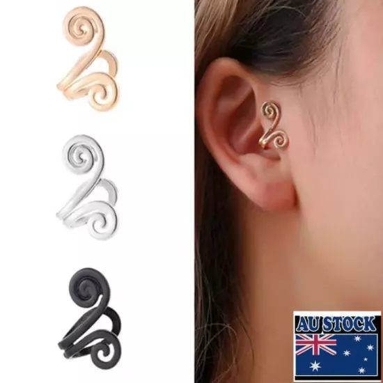 2 PCS Zunis Non Pierced Acupressure Slimming Earring Cuffs Ear Cartilage 