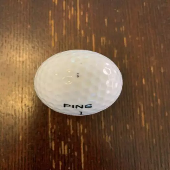 Ping Golf Ball - Very Early Ball "PING" 1 - Upside Down "1" and small "o"