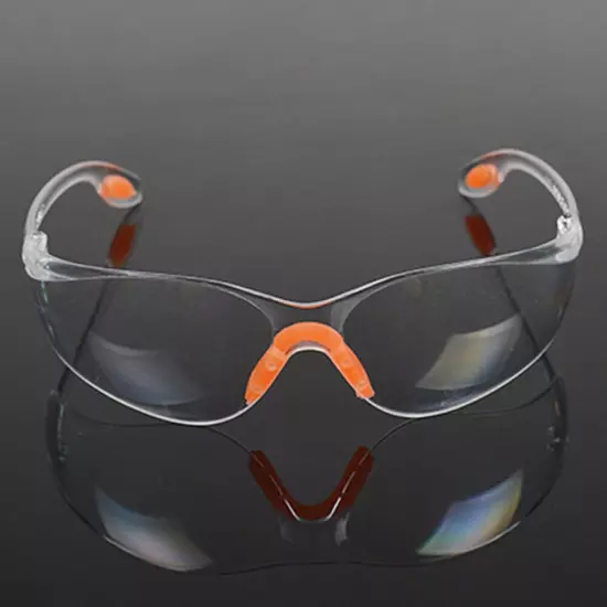 Clear Eye Protection Protective Safety Riding Goggles Glasses Work Lab Dental