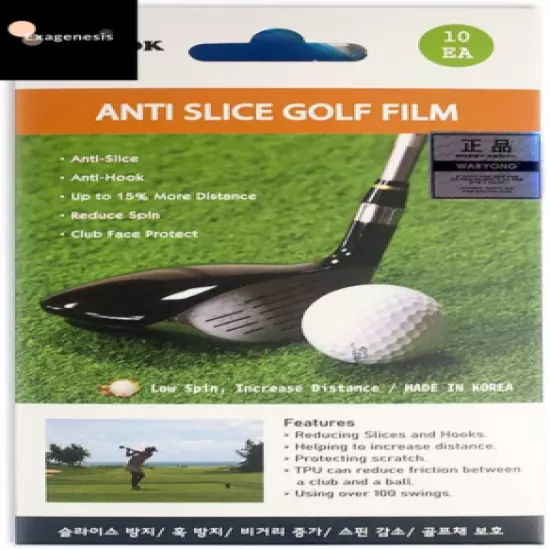 WARYONG anti Slice & Hook Golf Film Protector - Non Slicing Increase Distance Re