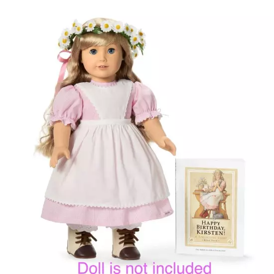 American Girl Kirsten's Birthday Outfit & Book NIB LE Sold Out