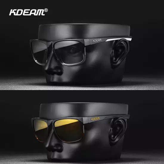 KDEAM Polarized Sports Sunglasses Mens Women Outdoor Driving Shade Glasses UV400