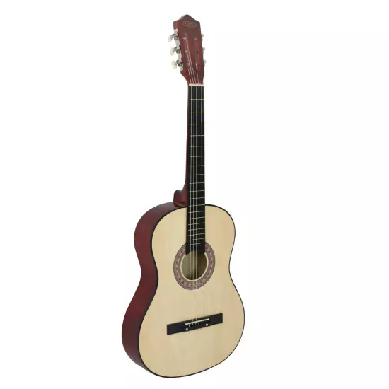 38" Kids Acoustic Guitar Full Size 6-String Guitar for Starter Beginner Natural