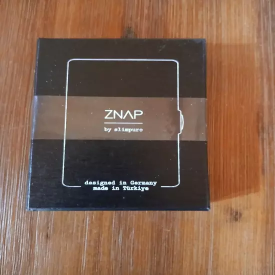 ZNAP by slimpuro slim wallet for men Aluminum RFID shield