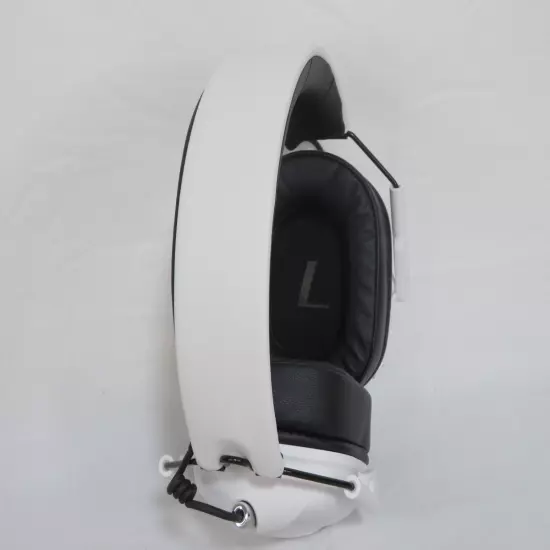 Gaming Headset White Captain 500 Compatible W/ PC, Phone, Playstation & More