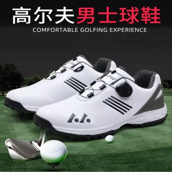 Waterproof Training Golf Shoes Men's Golf Walking Shoes Comfortable Sneakers