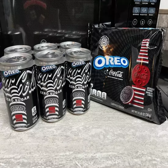 Limited Edition Oreo Coca Cola With Popping Candy Soda & Cookies Bundle IN HAND!