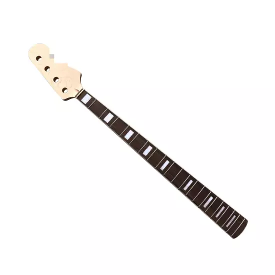 Jazz Bass Guitar Neck Maple DIY for 20 Fret 32 inch Medium Scale Bolt on heel