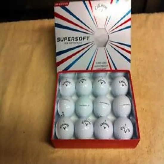 60 Callaway Supersoft Near Mint golf balls