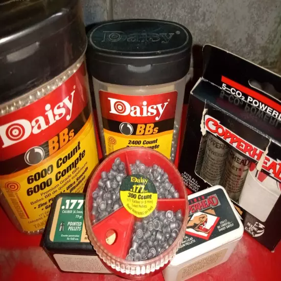 Assortment Of .177 Pellets And BBs