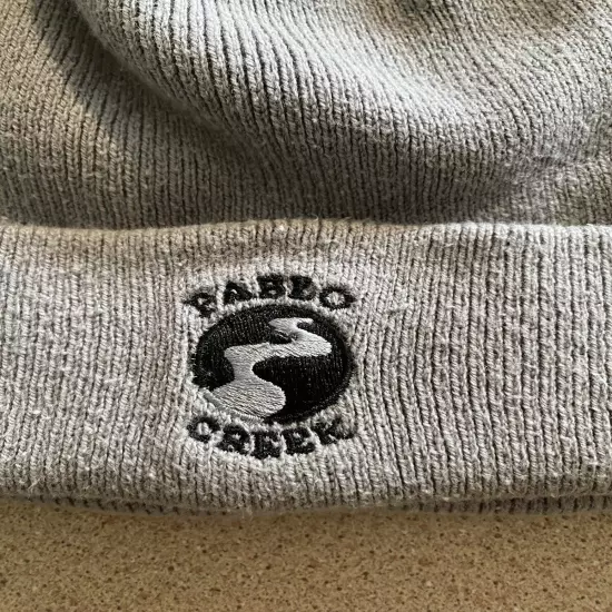 Pablo Creek Golf Club Winter Hat Beanie Gray Top 100