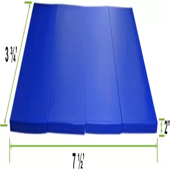 Gymnastics Mat 4'X8'X2" Folding Fitness Yoga Stretching Workout Tumble Mat