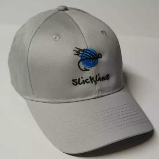 SLICKLINE Logo Embroidered Twill Fishing Dad Hat Ball Cap Baseball Hat 4 COLORS