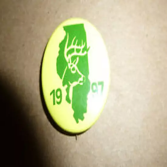 1997 Illinois Deer Harvest Pin - Shotgun Only