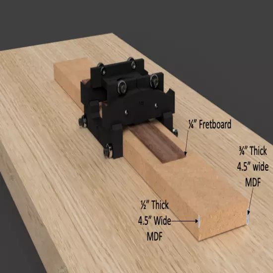 Guitar Fretboard Radius Jig Luthier Tool