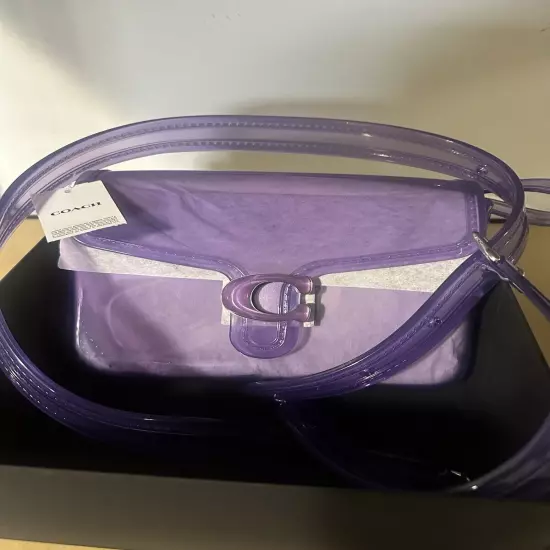 NEW! Coach Jelly Tabby Bag In Bright Grape