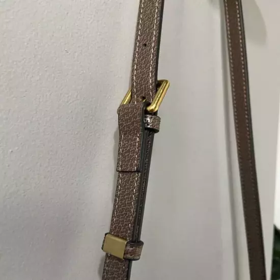 35''-47'' Leather Crossbody Shoulder Strap Horse Buckle For Gucci Replacement