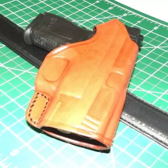 Tagua CDH1-642 RH Leather CROSSDRAW Thumb Break Holster Springfield Armory 3" XD