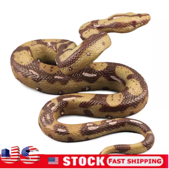 HOT Realistic Rubber Snake Lifelike Scary Fake Snake Party Prank Joke Prop US