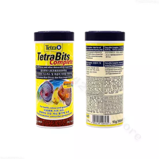 Tetra Bits Completes Discus Granules Tropical Fish Food Sink for Angelfish Guppy