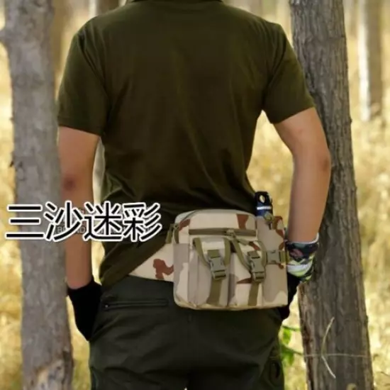 Waist Pack Belt Bum Bags Military Tactical Outdoor Hiking Fishing Camping Travel