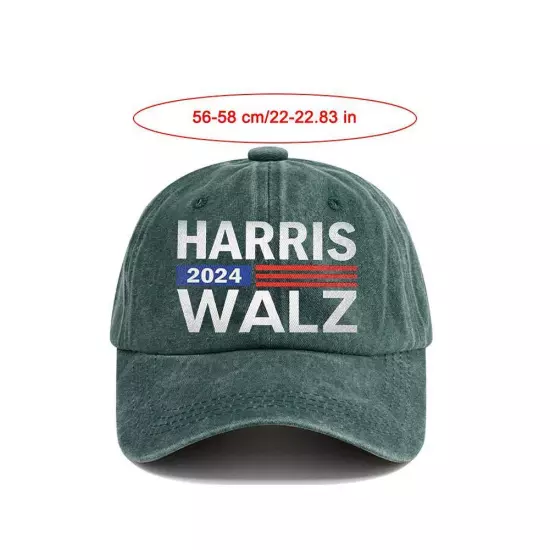 Kamala Harris Tim Walz Hat (Embroidered Dad Cap) Harris Walz 2024 USN