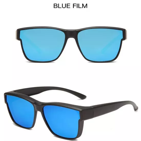 Fit Over Glasses Polarized Sunglasses For Men Women Wrap Around Driving Glasses 