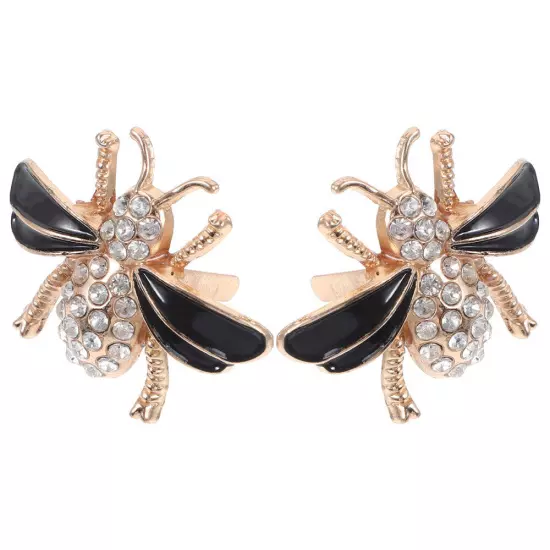 2pcs Women Shoe Charms Bee Shoe Clips Decorative Shoe Clips Cute Shoe Buckles