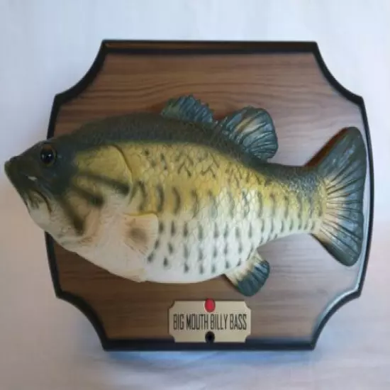 Vintage 1999 Gemmy Big Mouth Billy Bass Singing Fish Tested Working 