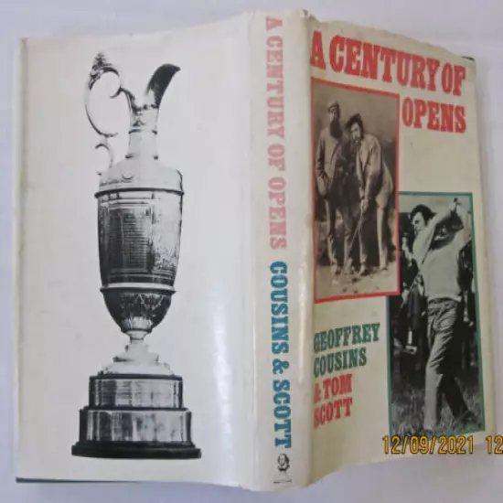 " A Century of Opens" book by Tom Scott & Geoffrey Cousins, in Sydney, 1971