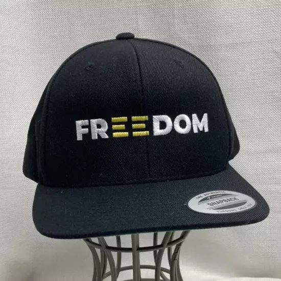 Freedom BLM Black Lives Matter Authentic Yupoong Snapback Sticker