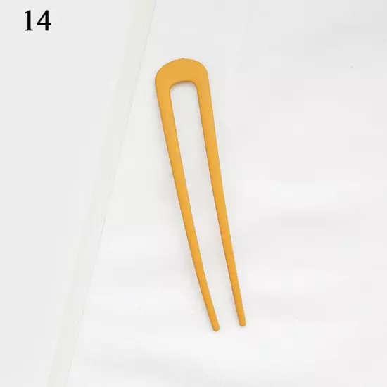 Women Hair Pin U Shaped Fork Stick French Fashion Hairstyle Metal Hair Clips -