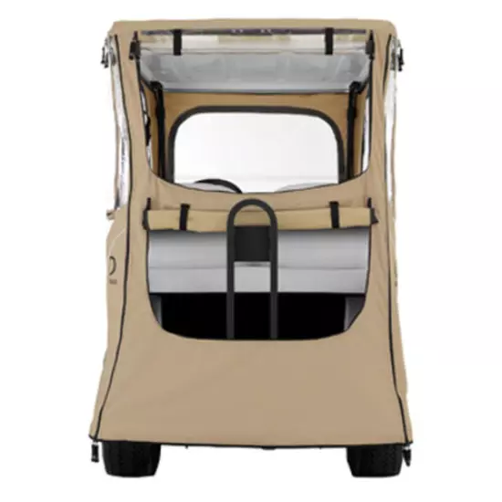 Classic Accessories Club Car Precedent 4 Passenger Khaki Golf Cart Enclosure