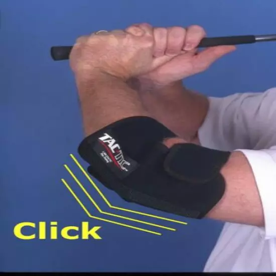 Tac Tic Elbow + Wrist Golf Swing Tempo Trainer Golf Training Instant Feedback