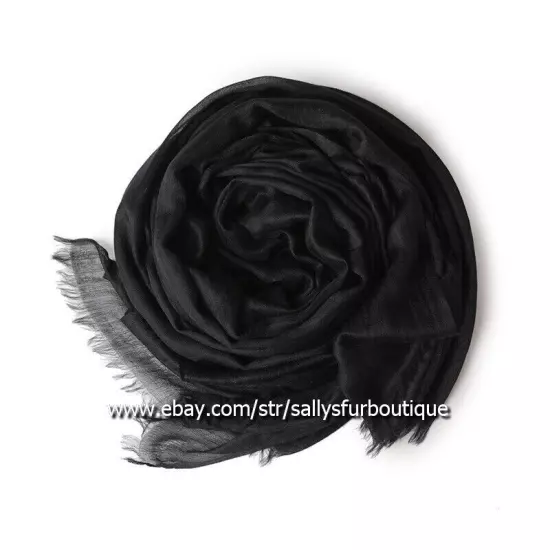 Sallys Pure Mongolian Cashmere 300s Wrap Shawl Ring Scarf Thin Soft 230 * 100 cm