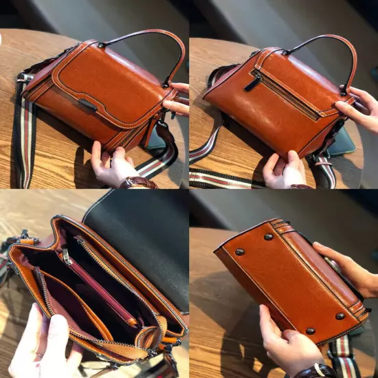 Cowhide Leather Women's Handbag Crossbody Bag Lady Summer Bag Shoulder Bags