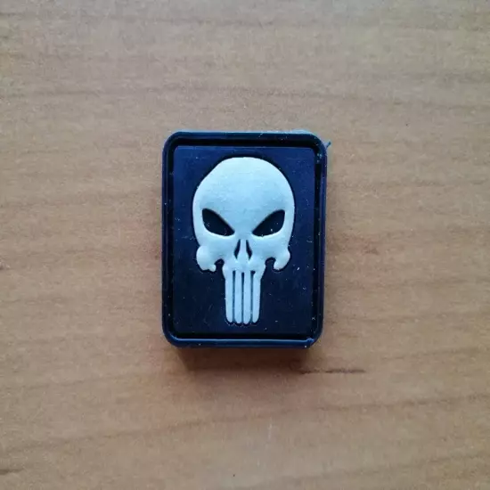 3D PVC Skull Military Patch Tactical Special Morale UKRAINIAN ARMY PATCH