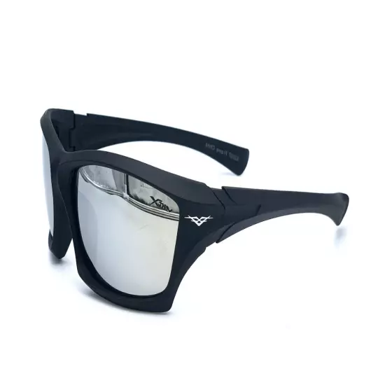 NEW VERTX FULL FRAME SPORT SUNGLASSES GREAT COMFORT MIRROR LENS 52007