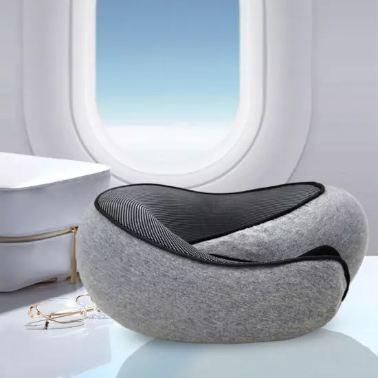 Neck Pillow Memory Foam Travel Pillow Airplane Pillow for Home Airplanes and Car