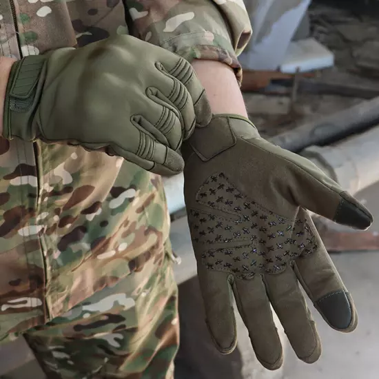 Military Tactical Full Finger Cycling Hunting Gloves Touch Screen Gear Gloves