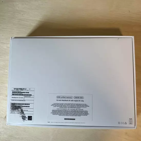 Apple MacBook Air 13" Model A2337 Silver 256GB Empty Box Only