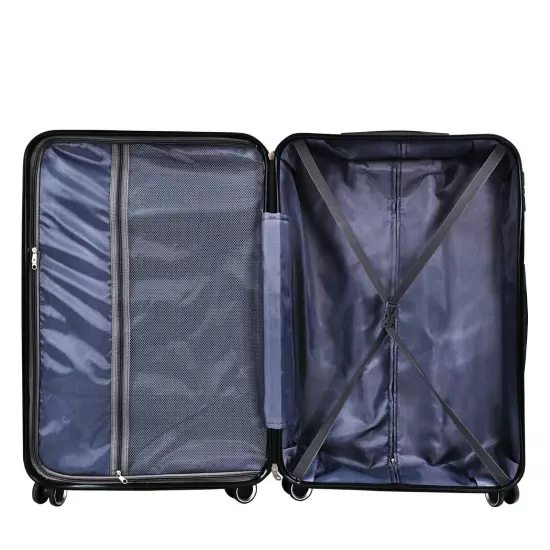 2 Piece Hardside Set - Luggage 20 inch 24 inch Carry on Luggage Airline Approved