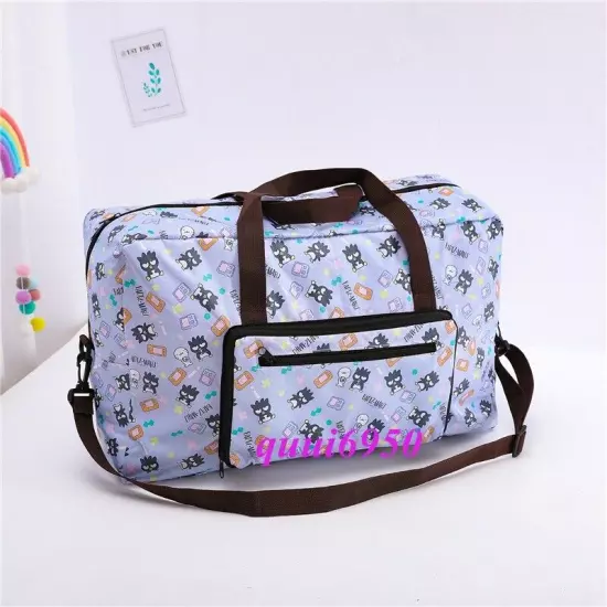 Cute Badtz Maru Foldable Travel Luggage Trolley Tote Crossbody Duffle Handbag