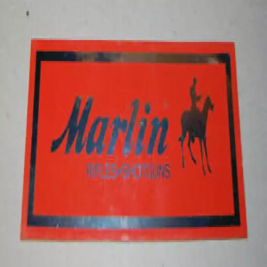 Marlin Peel and Stick Decal 8 1/2"x 3 3/4"