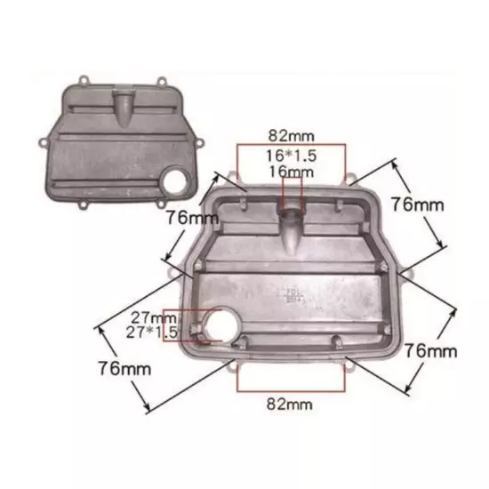 Perfect Replacement Air Compressor Cylinder Head Mechanical Load Bearing